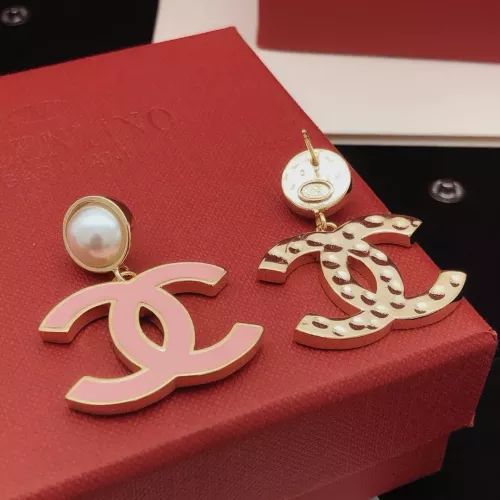 Replica Chanel Earrings For Women #1352565 $32.00 USD for Wholesale