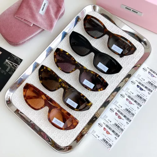 Replica MIU MIU AAA Quality Sunglasses #1352592 $64.00 USD for Wholesale
