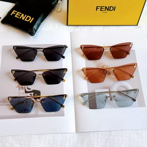 Replica Fendi AAA Quality Sunglasses #1352690 $64.00 USD for Wholesale