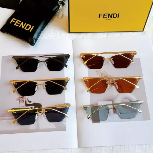 Replica Fendi AAA Quality Sunglasses #1352690 $64.00 USD for Wholesale