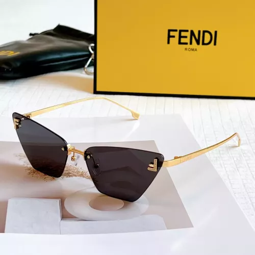 Fendi AAA Quality Sunglasses #1352692 $64.00 USD, Wholesale Replica Fendi AAA Quality Sunglasses