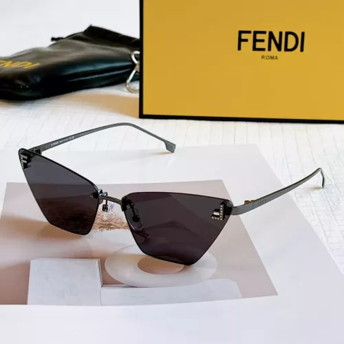 Fendi AAA Quality Sunglasses #1352693 $64.00 USD, Wholesale Replica Fendi AAA Quality Sunglasses