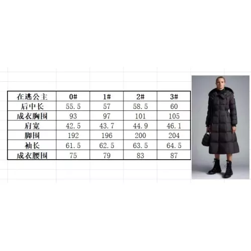 Replica Moncler Down Feather Coat For Women #1352736 $192.00 USD for Wholesale