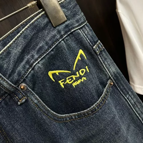 Replica Fendi Jeans For Men #1352750 $96.00 USD for Wholesale