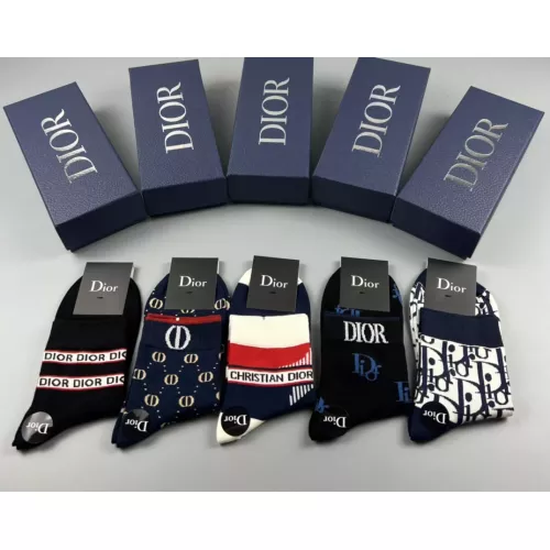 Replica Christian Dior Socks #1352861 $27.00 USD for Wholesale