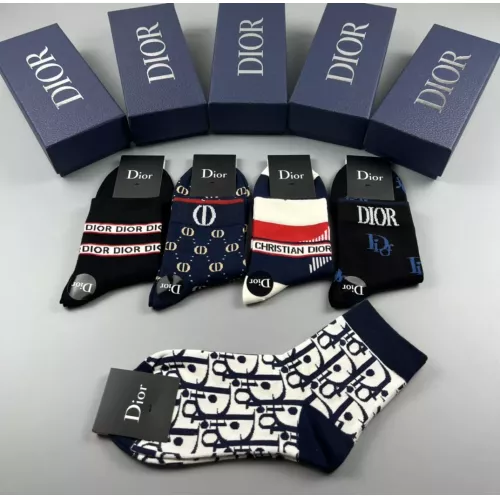 Replica Christian Dior Socks #1352861 $27.00 USD for Wholesale