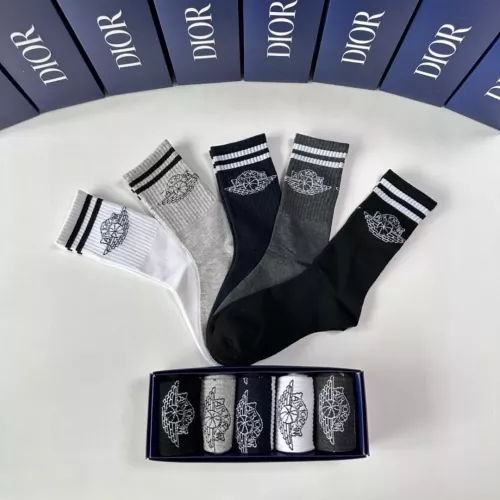 Replica Christian Dior Socks #1352862 $29.00 USD for Wholesale