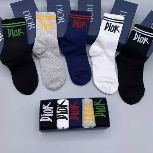 Replica Christian Dior Socks #1352863 $29.00 USD for Wholesale