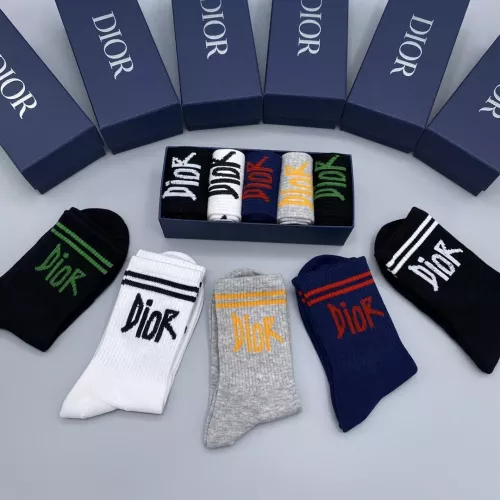 Replica Christian Dior Socks #1352863 $29.00 USD for Wholesale