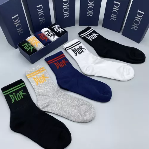 Replica Christian Dior Socks #1352863 $29.00 USD for Wholesale