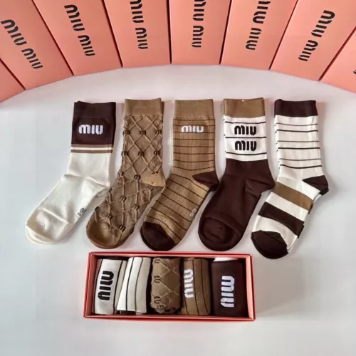 MIU MIU Socks #1352865 $29.00 USD, Wholesale Replica MIU MIU Socks