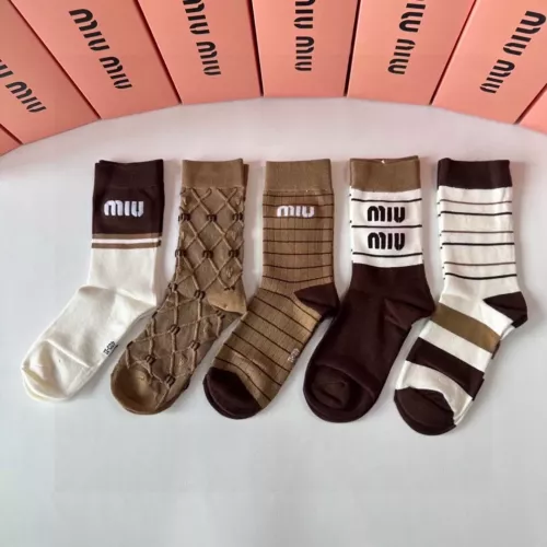 Replica MIU MIU Socks #1352865 $29.00 USD for Wholesale