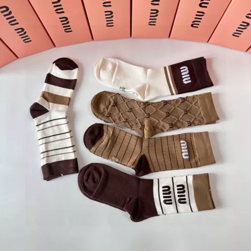 Replica MIU MIU Socks #1352865 $29.00 USD for Wholesale