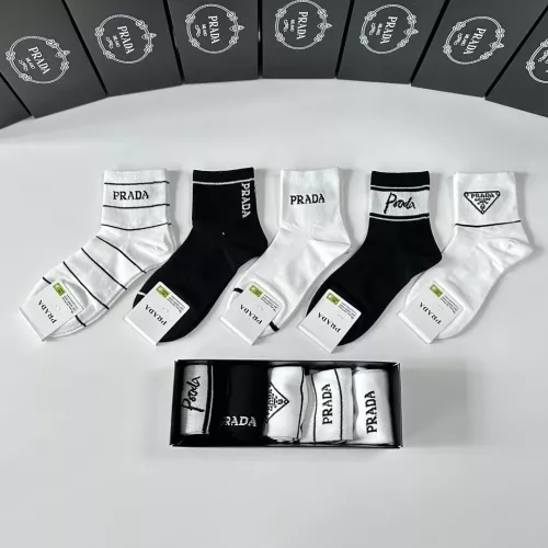 Prada Socks #1352866 $27.00 USD, Wholesale Replica Prada Socks