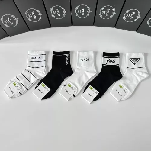 Replica Prada Socks #1352866 $27.00 USD for Wholesale