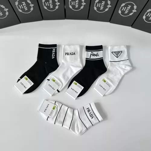 Replica Prada Socks #1352866 $27.00 USD for Wholesale