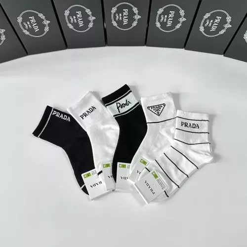 Replica Prada Socks #1352866 $27.00 USD for Wholesale