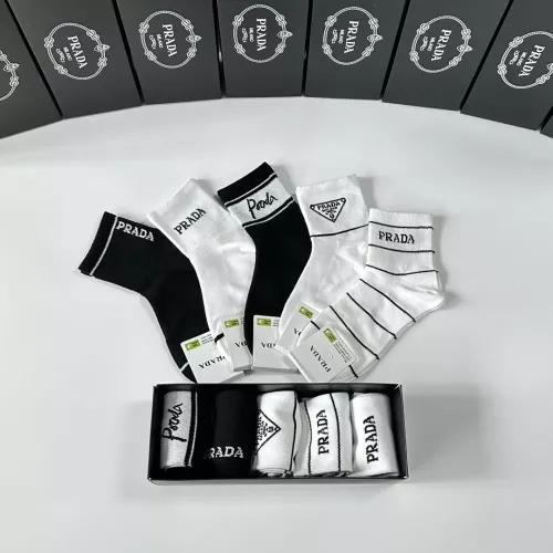 Replica Prada Socks #1352866 $27.00 USD for Wholesale
