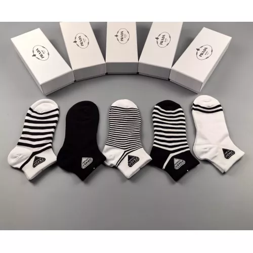 Replica Prada Socks #1352867 $25.00 USD for Wholesale