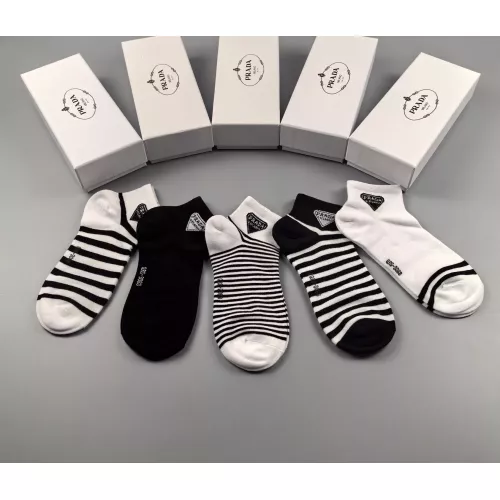 Replica Prada Socks #1352867 $25.00 USD for Wholesale