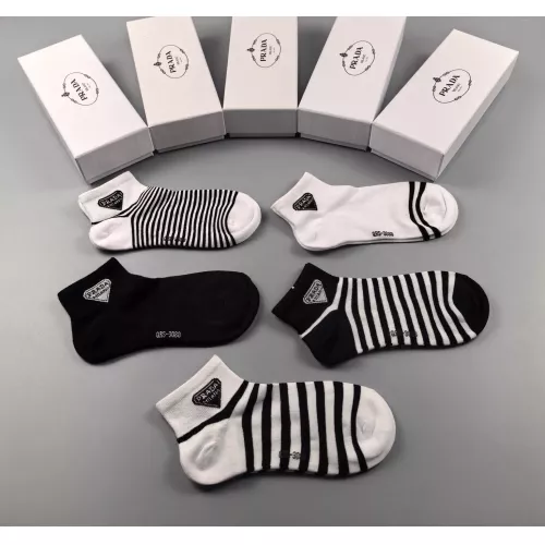 Replica Prada Socks #1352867 $25.00 USD for Wholesale