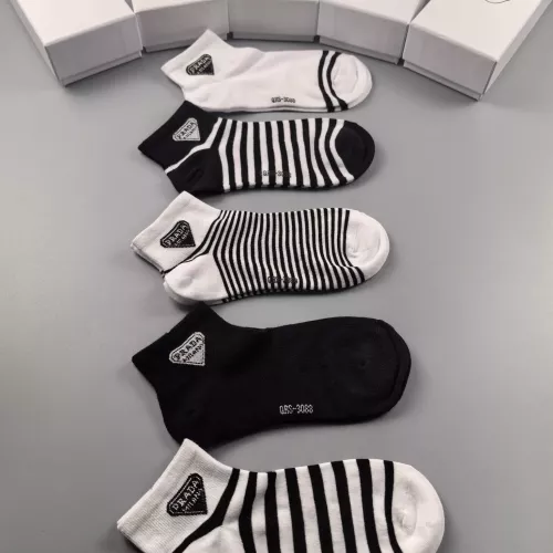Replica Prada Socks #1352867 $25.00 USD for Wholesale