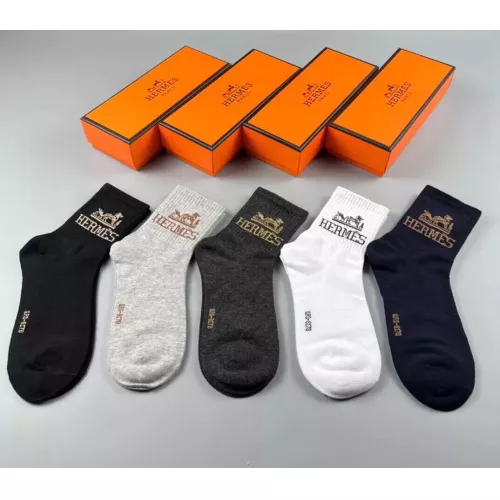 Hermes Socks For Men #1352868 $25.00 USD, Wholesale Replica Hermes Socks