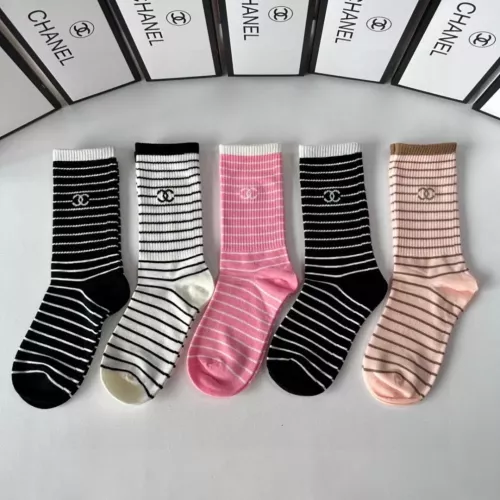 Replica Chanel Socks #1352872 $29.00 USD for Wholesale