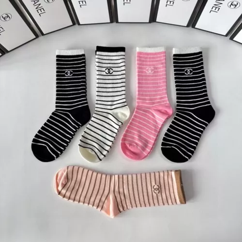 Replica Chanel Socks #1352872 $29.00 USD for Wholesale