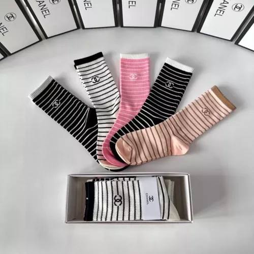 Replica Chanel Socks #1352872 $29.00 USD for Wholesale