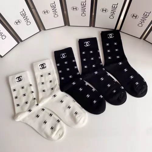 Replica Chanel Socks #1352874 $29.00 USD for Wholesale