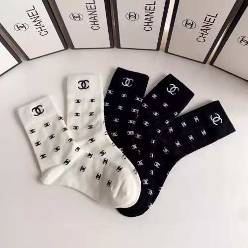 Replica Chanel Socks #1352874 $29.00 USD for Wholesale