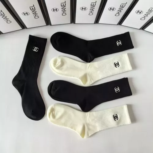 Replica Chanel Socks #1352879 $29.00 USD for Wholesale