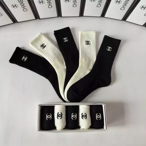 Replica Chanel Socks #1352879 $29.00 USD for Wholesale