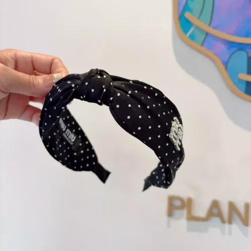 Replica MIU MIU Headband For Women #1352889 $27.00 USD for Wholesale
