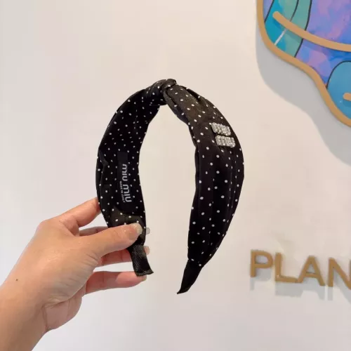 Replica MIU MIU Headband For Women #1352889 $27.00 USD for Wholesale
