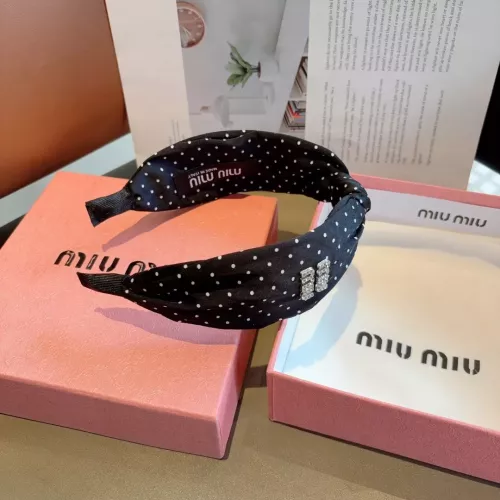 Replica MIU MIU Headband For Women #1352889 $27.00 USD for Wholesale