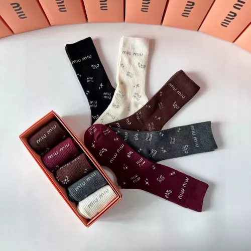 Replica MIU MIU Socks #1352943 $36.00 USD for Wholesale