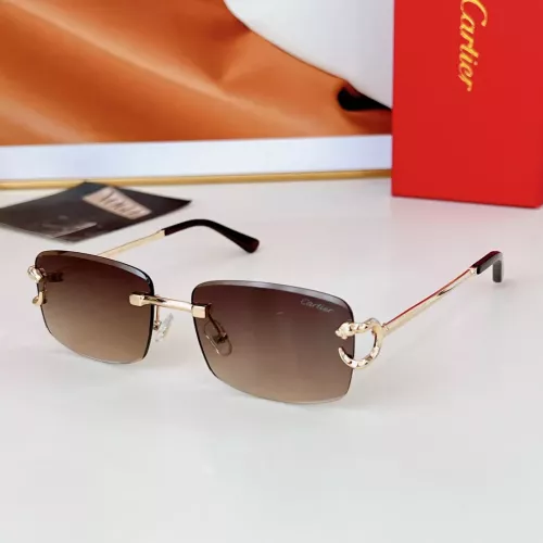Cartier AAA Quality Sunglassess #1353018 $48.00 USD, Wholesale Replica Cartier AAA Quality Sunglassess