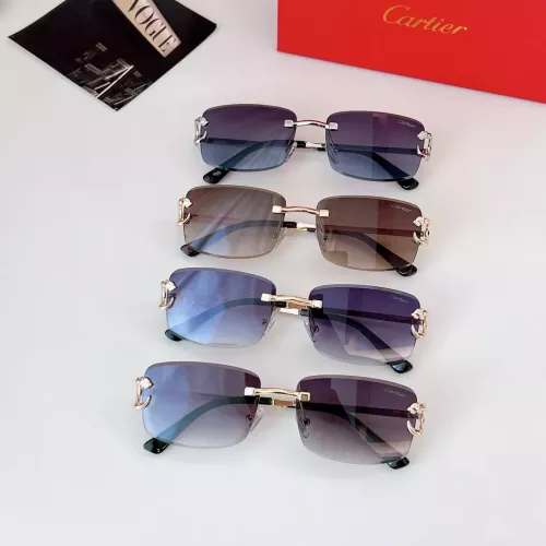 Replica Cartier AAA Quality Sunglassess #1353019 $48.00 USD for Wholesale