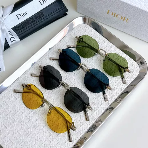 Replica Christian Dior AAA Quality Sunglasses #1353043 $60.00 USD for Wholesale
