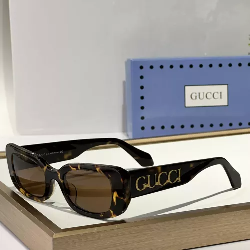 Gucci AAA Quality Sunglasses #1353145 $60.00 USD, Wholesale Replica Gucci AAA Quality Sunglasses
