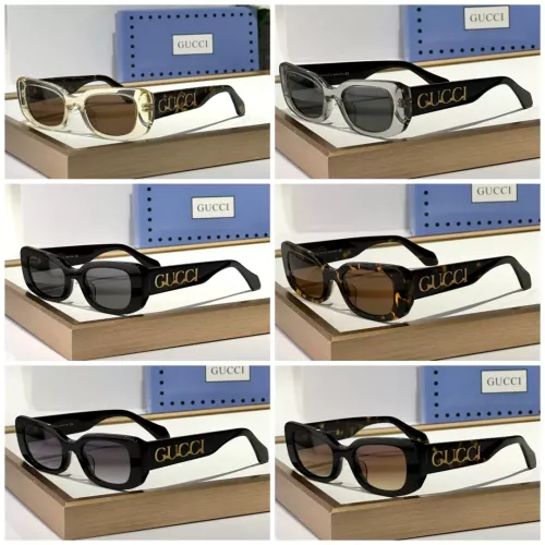 Replica Gucci AAA Quality Sunglasses #1353146 $60.00 USD for Wholesale
