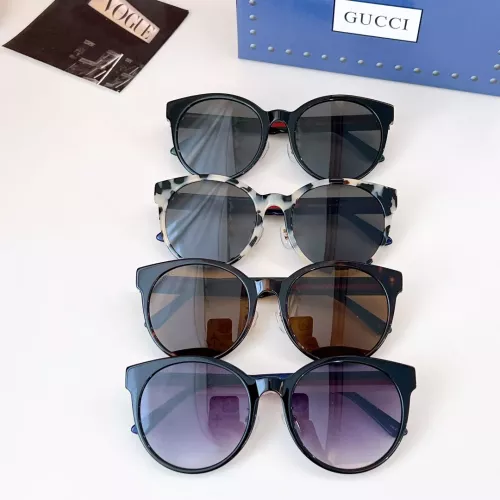 Replica Gucci AAA Quality Sunglasses #1353152 $56.00 USD for Wholesale