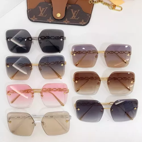 Replica Louis Vuitton AAA Quality Sunglasses #1353225 $60.00 USD for Wholesale