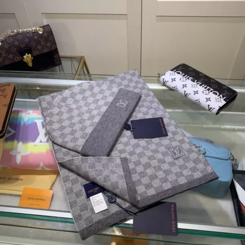 Louis Vuitton LV Hat and Scarf and Glove Set #1353266 $45.00 USD, Wholesale Replica Louis Vuitton LV Hat and Scarf and Glove Set