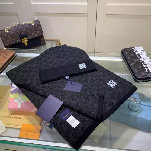 Louis Vuitton LV Hat and Scarf and Glove Set #1353267 $45.00 USD, Wholesale Replica Louis Vuitton LV Hat and Scarf and Glove Set