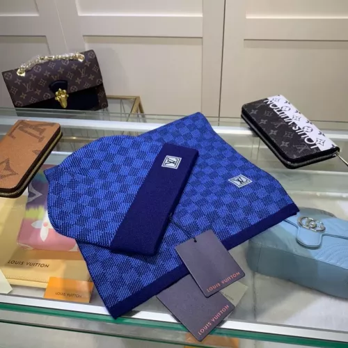 Louis Vuitton LV Hat and Scarf and Glove Set #1353268 $45.00 USD, Wholesale Replica Louis Vuitton LV Hat and Scarf and Glove Set