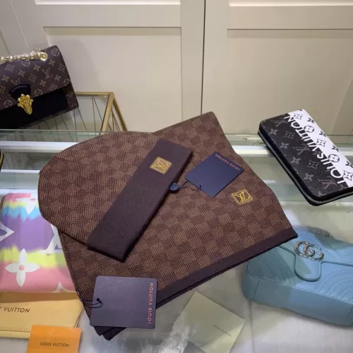 Louis Vuitton LV Hat and Scarf and Glove Set #1353269 $45.00 USD, Wholesale Replica Louis Vuitton LV Hat and Scarf and Glove Set