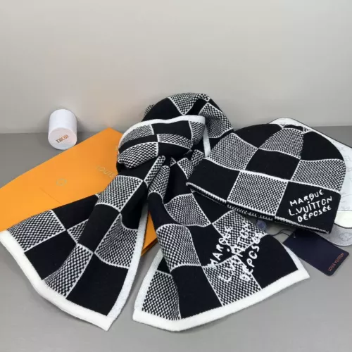 Louis Vuitton LV Hat and Scarf and Glove Set #1353273 $42.00 USD, Wholesale Replica Louis Vuitton LV Hat and Scarf and Glove Set